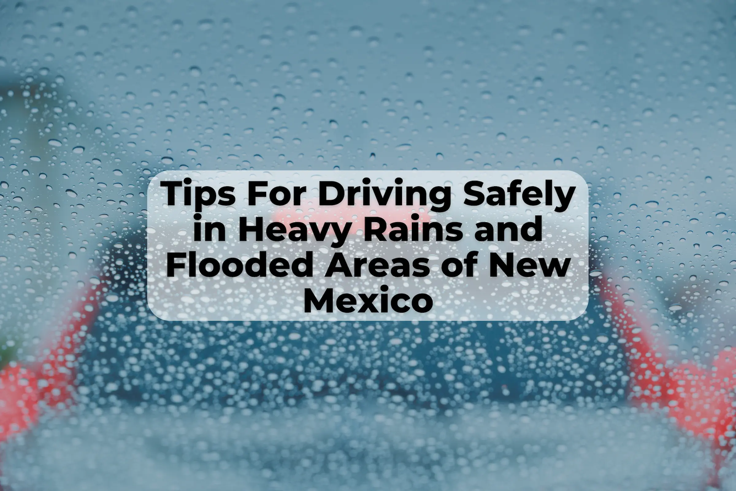 Driving in heavy rains can be scary, but you can be prepared with these nine tips.